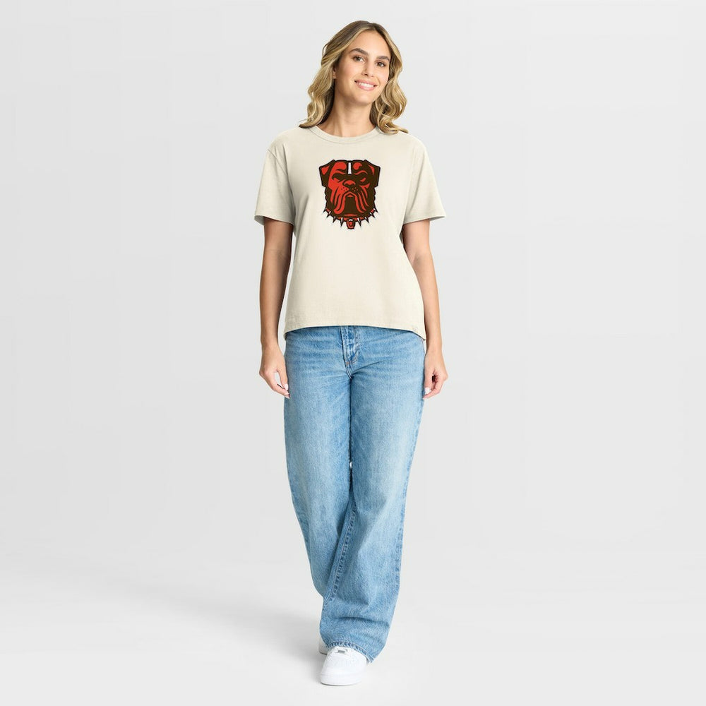 Fanatics Cleveland Browns Women's Dove Legacy T-Shirt Cream