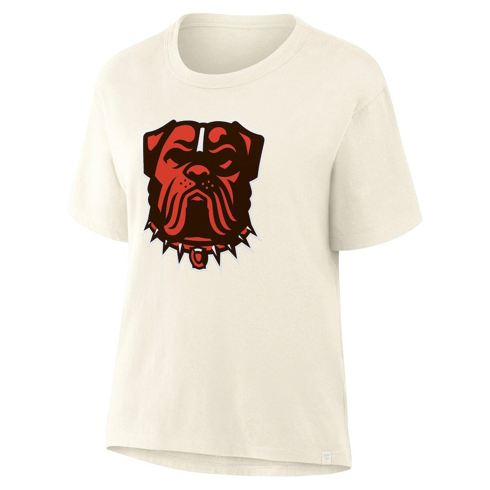 Fanatics Cleveland Browns Women's Dove Legacy T-Shirt Cream