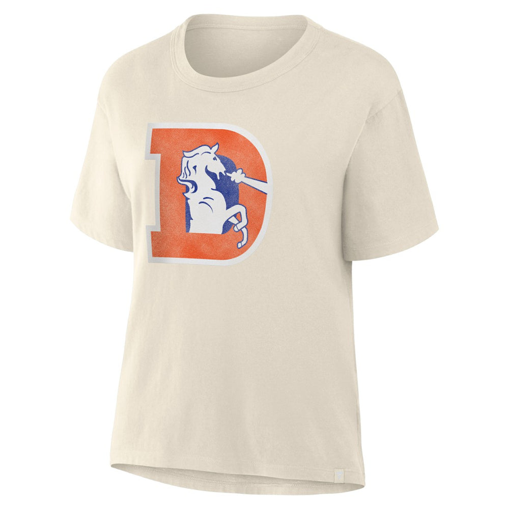 Fanatics Denver Broncos Women's Dove Legacy T-Shirt Cream