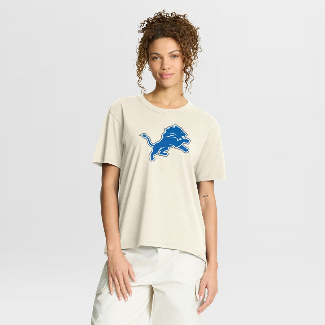 Fanatics Detroit Lions Women's Dove Legacy T-Shirt Cream