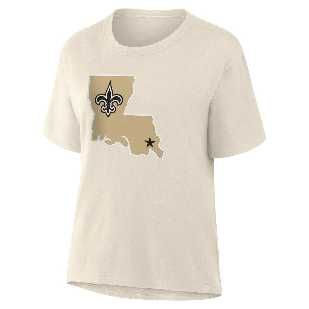 Fanatics New Orleans Saints Women's Dove Legacy T-Shirt Cream