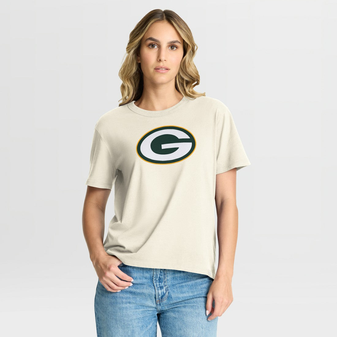 Fanatics Green Bay Packers Women's Dove Legacy T-Shirt Cream