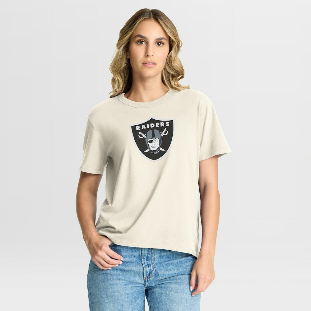 Fanatics Las Vegas Raiders Women's Dove Legacy T-Shirt Cream