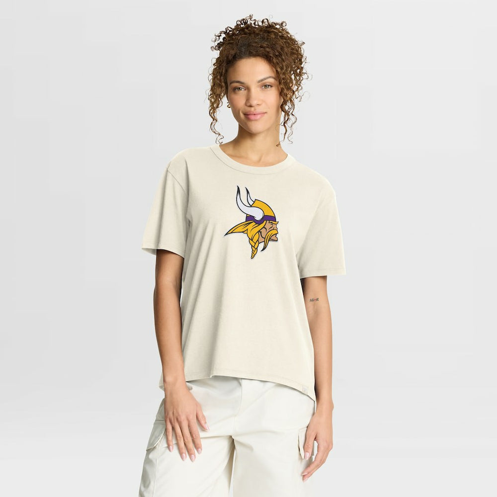 Fanatics Minnesota Vikings Women's Dove Legacy T-Shirt Cream