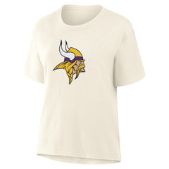 Fanatics Minnesota Vikings Women's Dove Legacy T-Shirt Cream