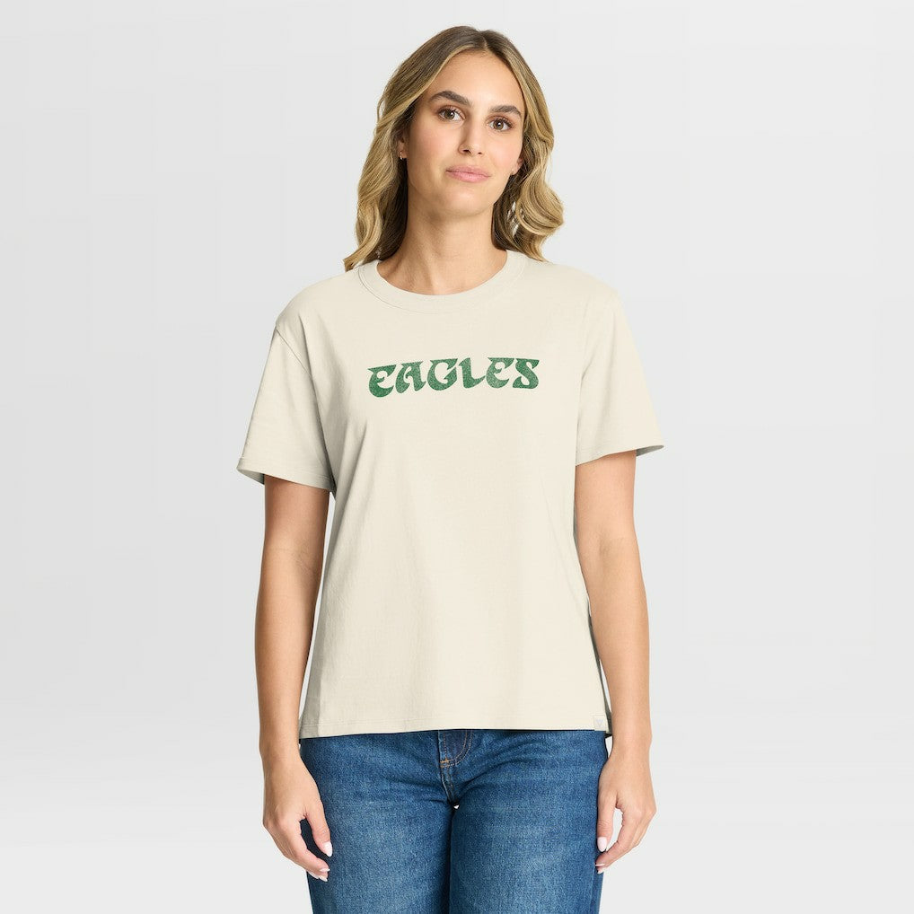 Fanatics Philadelphia Eagles Women's Dove Legacy T-Shirt Cream