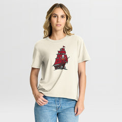 Fanatics Tampa Bay Buccaneers Women's Dove Legacy T-Shirt Cream
