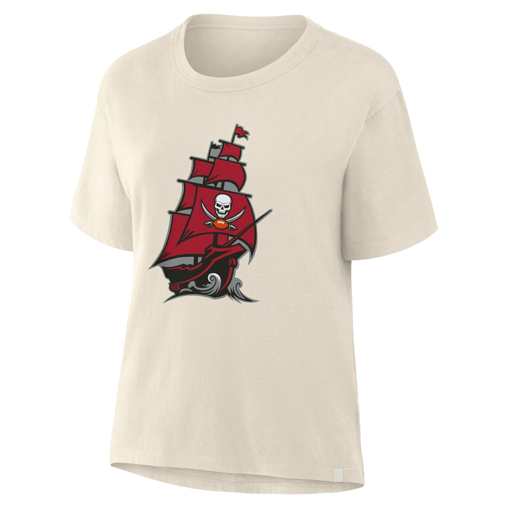 Fanatics Tampa Bay Buccaneers Women's Dove Legacy T-Shirt Cream