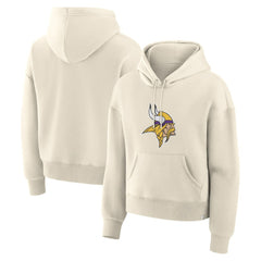 Fanatics Minnesota Vikings Women's Dove Legacy Pullover Hoodie Cream