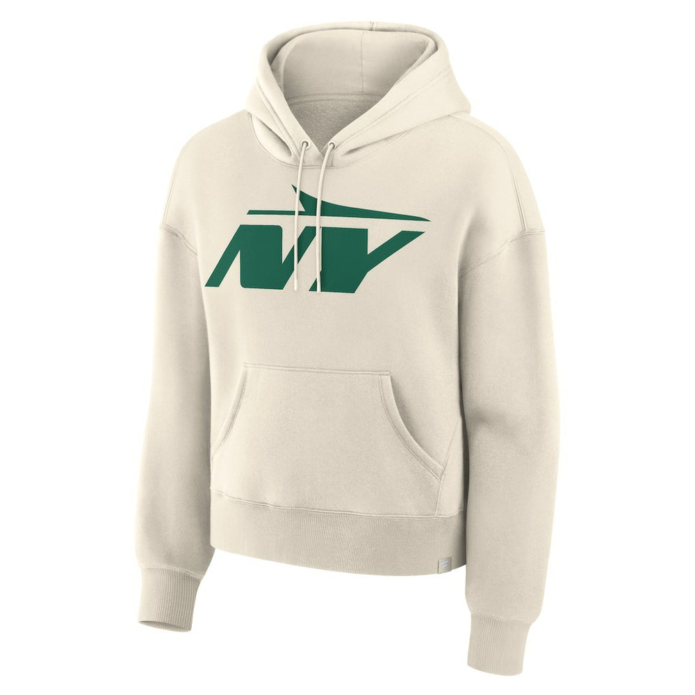 Fanatics New York Jets Women's Dove Legacy Pullover Hoodie Cream