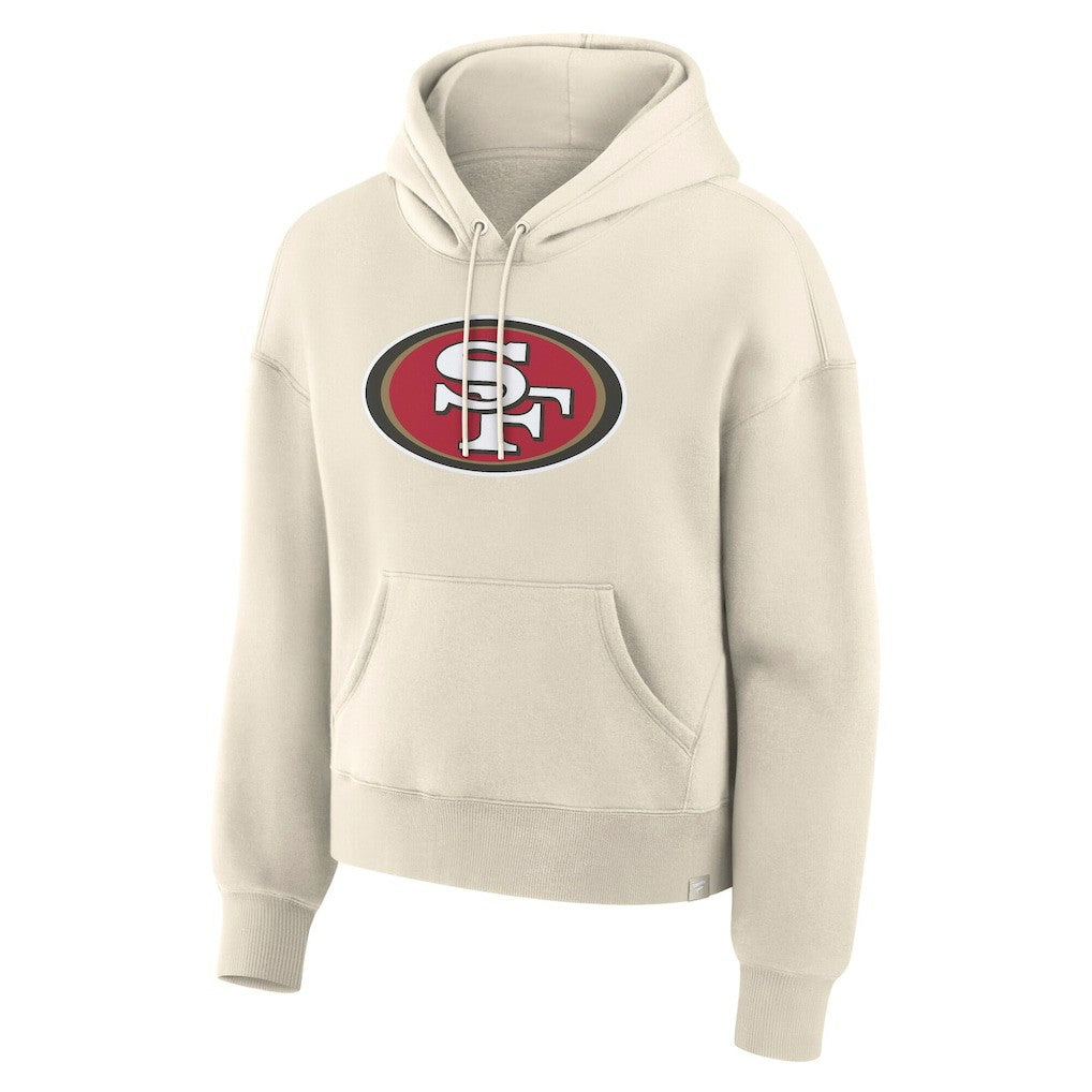 Fanatics San Francisco 49ers Women's Dove Legacy Pullover Hoodie Cream