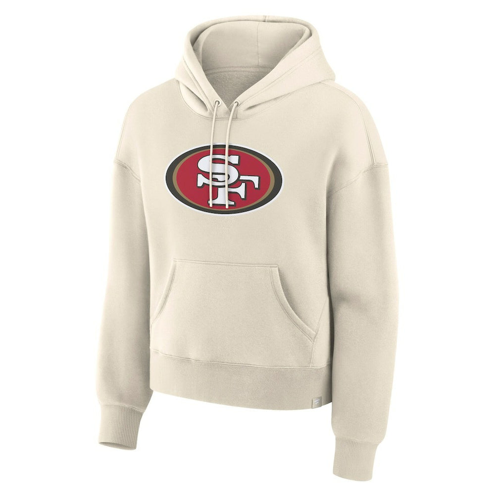 Fanatics San Francisco 49ers Women's Dove Legacy Pullover Hoodie Cream