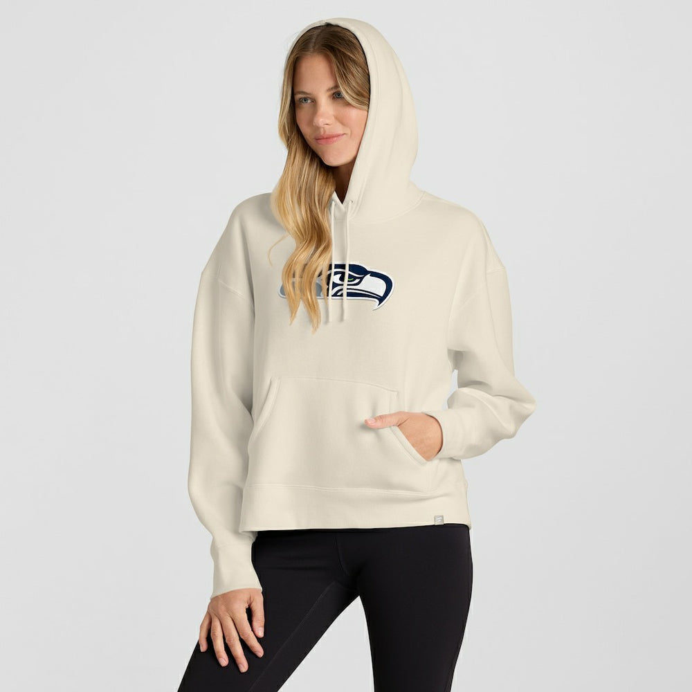 Fanatics Seattle Seahawks Women's Dove Legacy Pullover Hoodie Cream