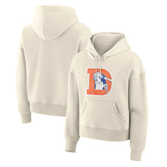 Fanatics Denver Broncos Women's Dove Legacy Pullover Hoodie Cream