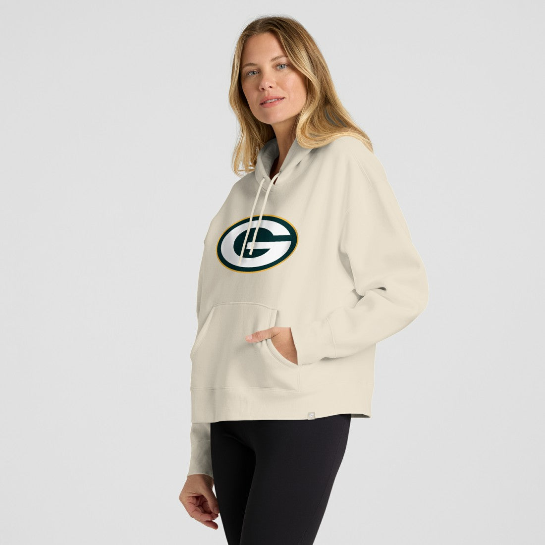 Fanatics Green Bay Packers Women's Dove Legacy Pullover Hoodie Cream