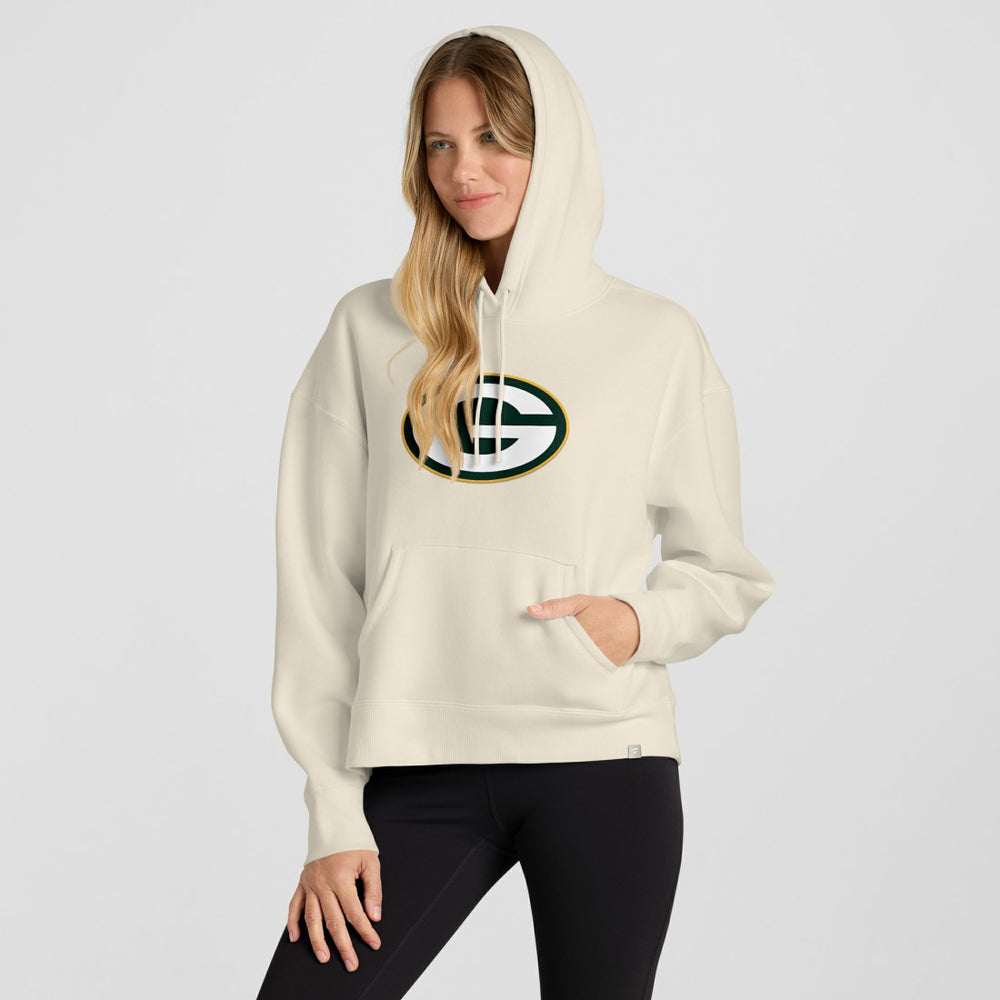 Fanatics Green Bay Packers Women's Dove Legacy Pullover Hoodie Cream