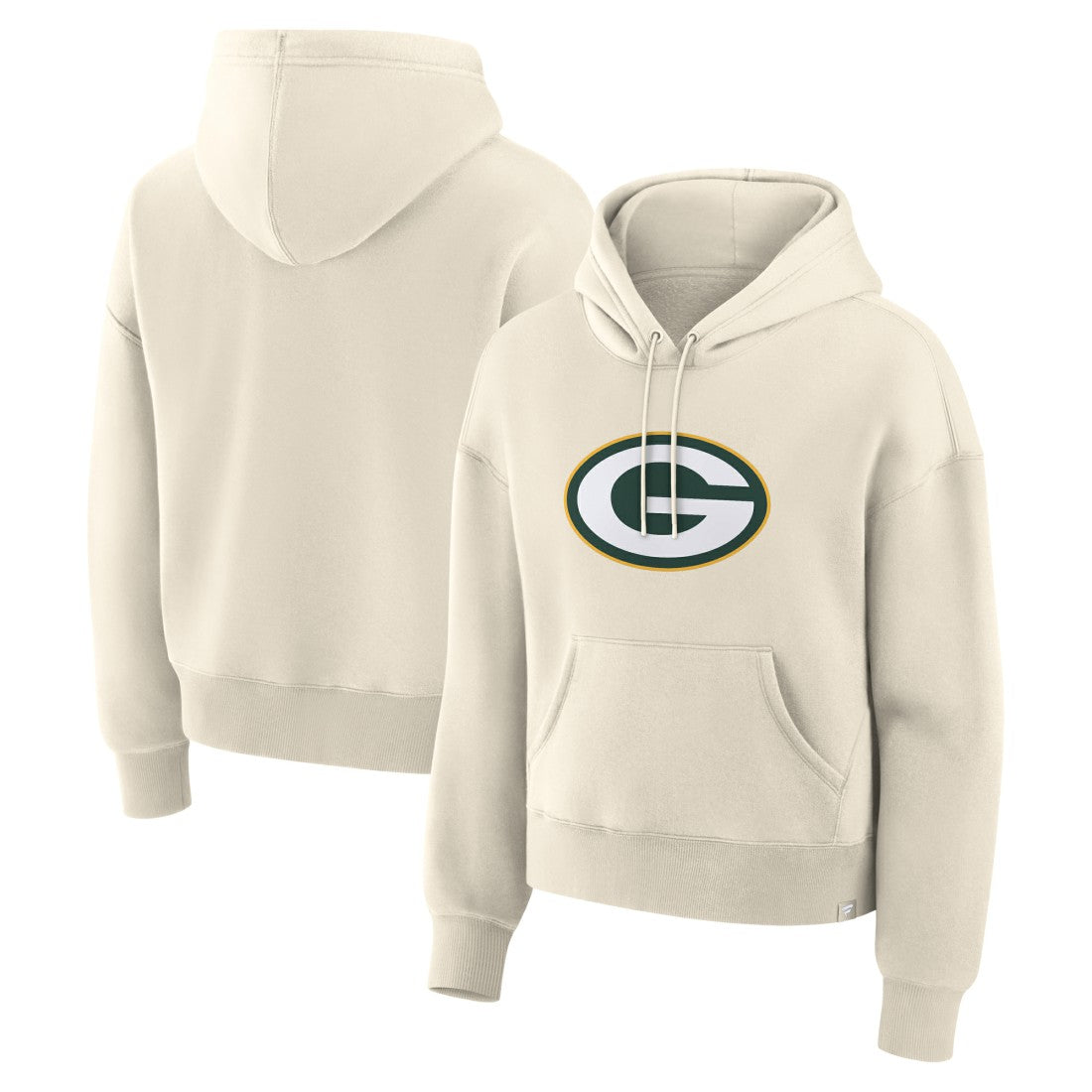 Fanatics Green Bay Packers Women's Dove Legacy Pullover Hoodie Cream