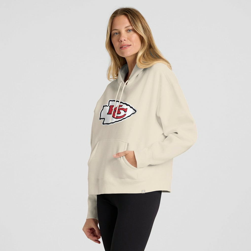 Fanatics Kansas City Chiefs Women's Dove Legacy Pullover Hoodie Cream