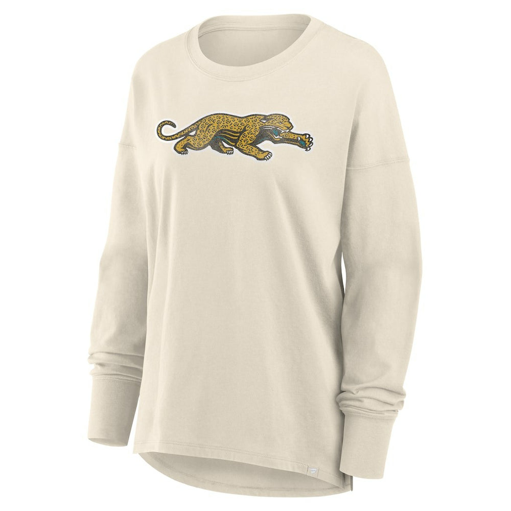 Fanatics Jacksonville Jaguars Women's Dove Legacy Long Sleeve T-Shirt Cream