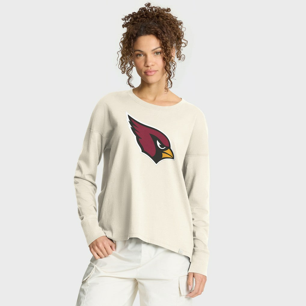 Fanatics Arizona Cardinals Women's Dove Legacy Long Sleeve T-Shirt Cream