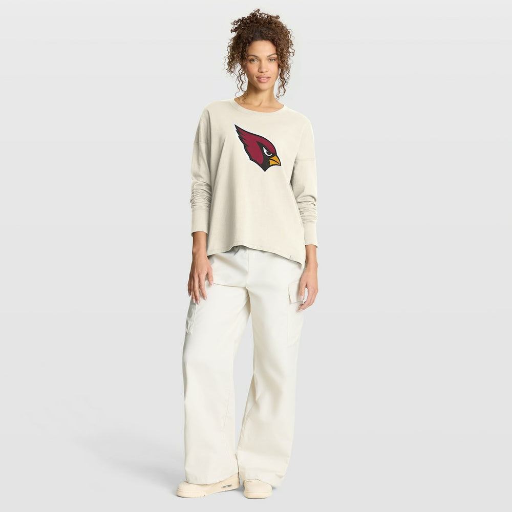 Fanatics Arizona Cardinals Women's Dove Legacy Long Sleeve T-Shirt Cream
