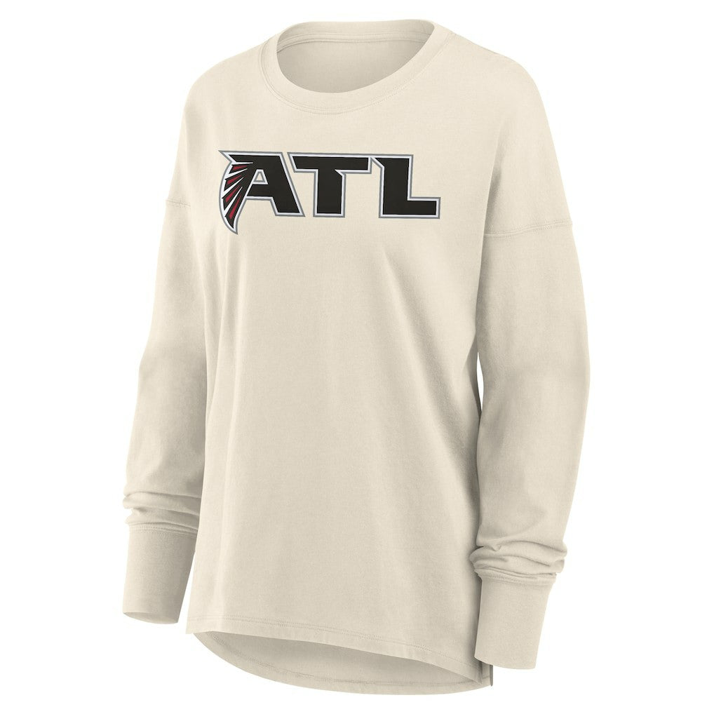 Fanatics Atlanta Falcons Women's Dove Legacy Long Sleeve T-Shirt Cream