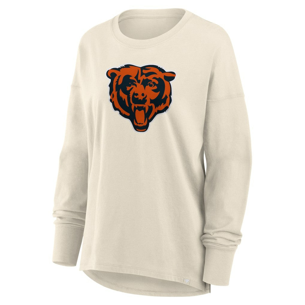 Fanatics Chicago Bears Women's Dove Legacy Long Sleeve T-Shirt Cream