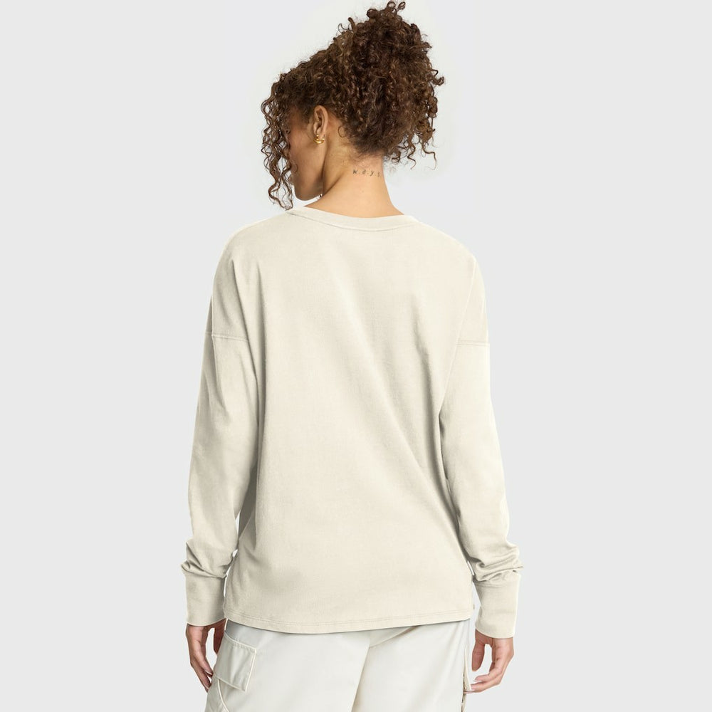 Fanatics Las Vegas Raiders Women's Dove Legacy Long Sleeve T-Shirt Cream