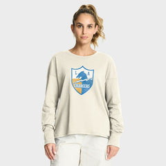 Fanatics Los Angeles Chargers Women's Dove Legacy Long Sleeve T-Shirt Cream