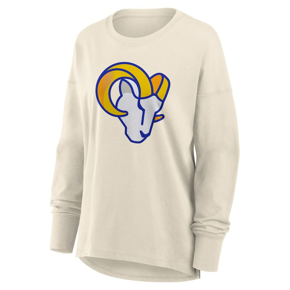 Fanatics Los Angeles Rams Women's Dove Legacy Long Sleeve T-Shirt Cream