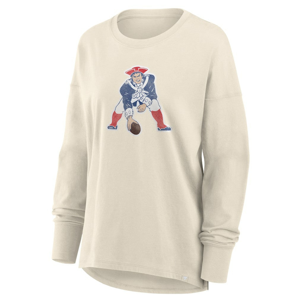 Fanatics New England Patriots Women's Dove Legacy Long Sleeve T-Shirt Cream