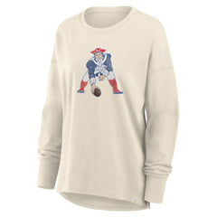 Fanatics New England Patriots Women's Dove Legacy Long Sleeve T-Shirt Cream