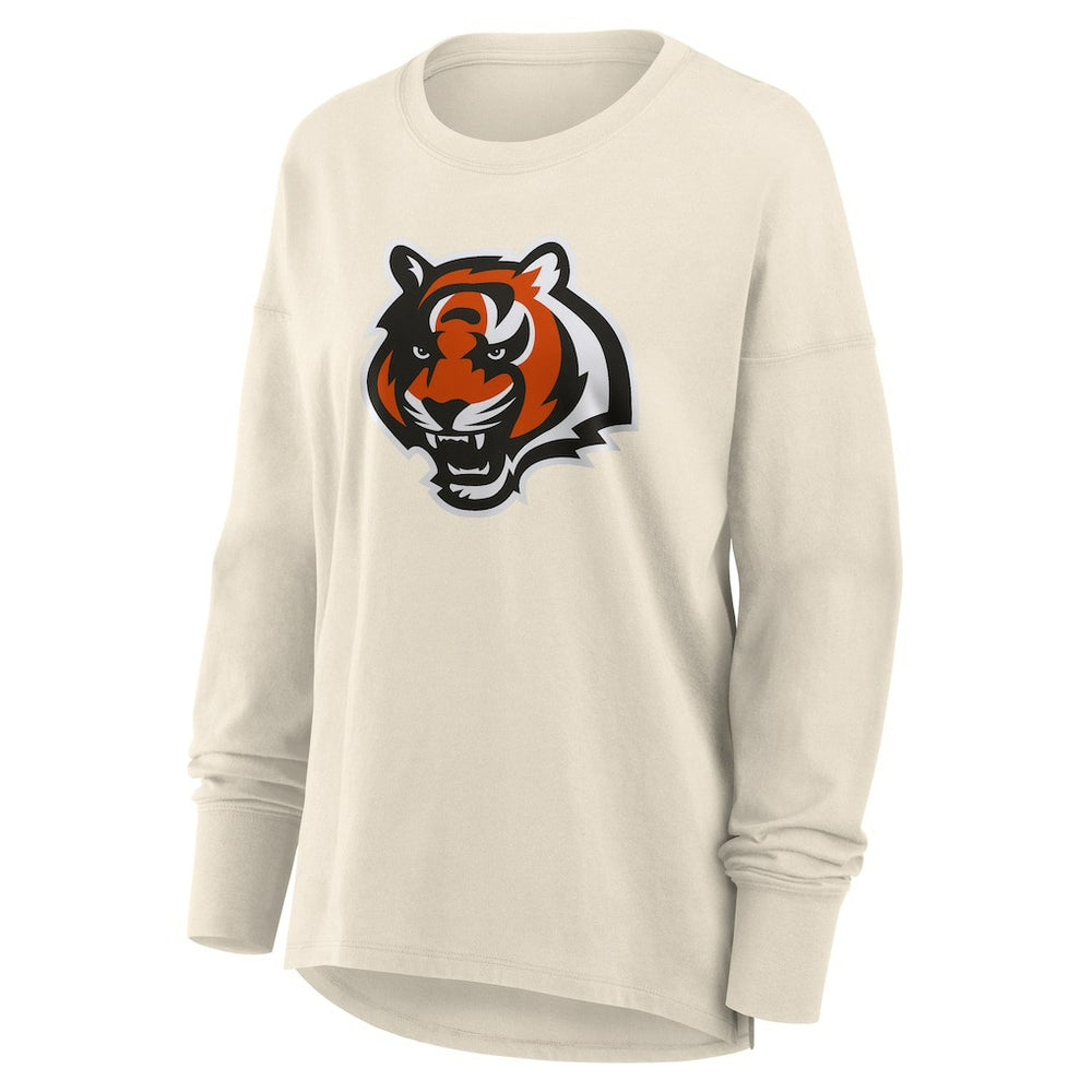 Fanatics Cincinnati Bengals Women's Dove Legacy Long Sleeve T-Shirt Cream