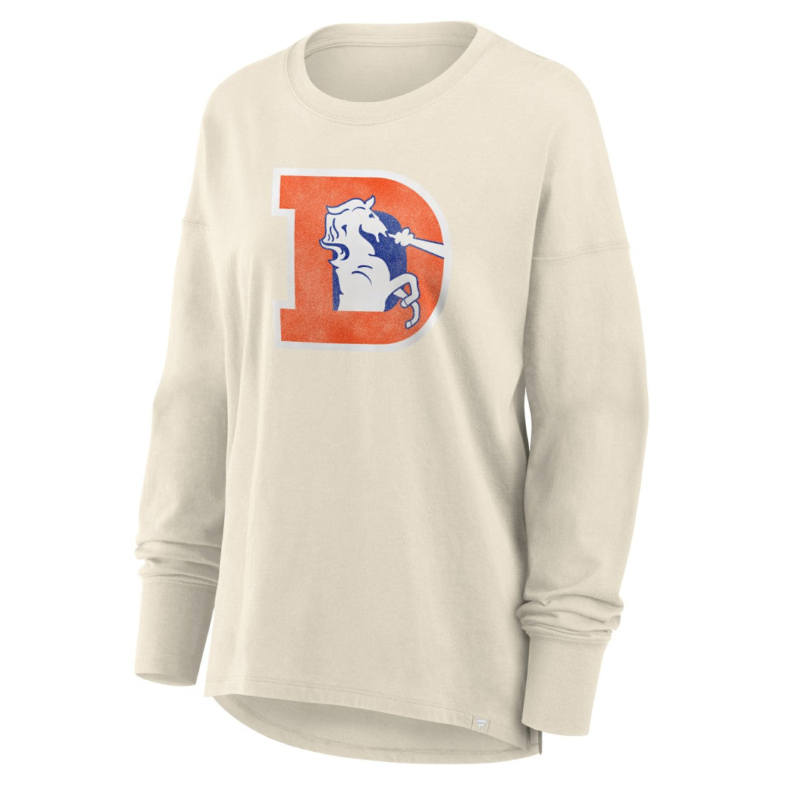 Fanatics Denver Broncos Women's Dove Legacy Long Sleeve T-Shirt Cream