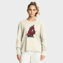 Fanatics Tampa Bay Buccaneers Women's Dove Legacy Long Sleeve T-Shirt Cream