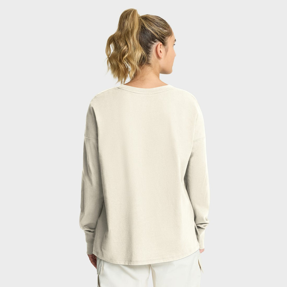 Fanatics Tampa Bay Buccaneers Women's Dove Legacy Long Sleeve T-Shirt Cream
