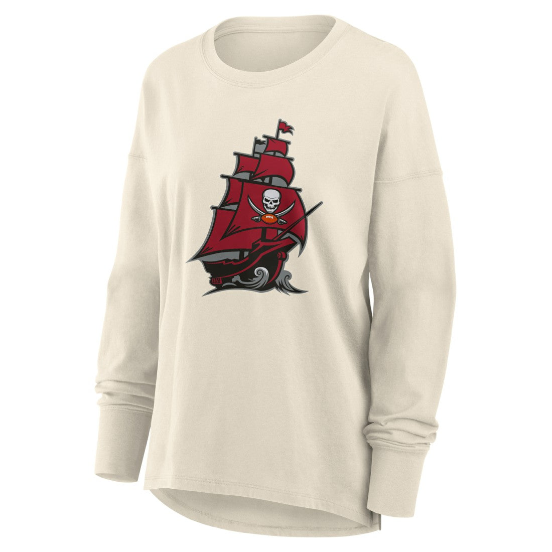 Fanatics Tampa Bay Buccaneers Women's Dove Legacy Long Sleeve T-Shirt Cream