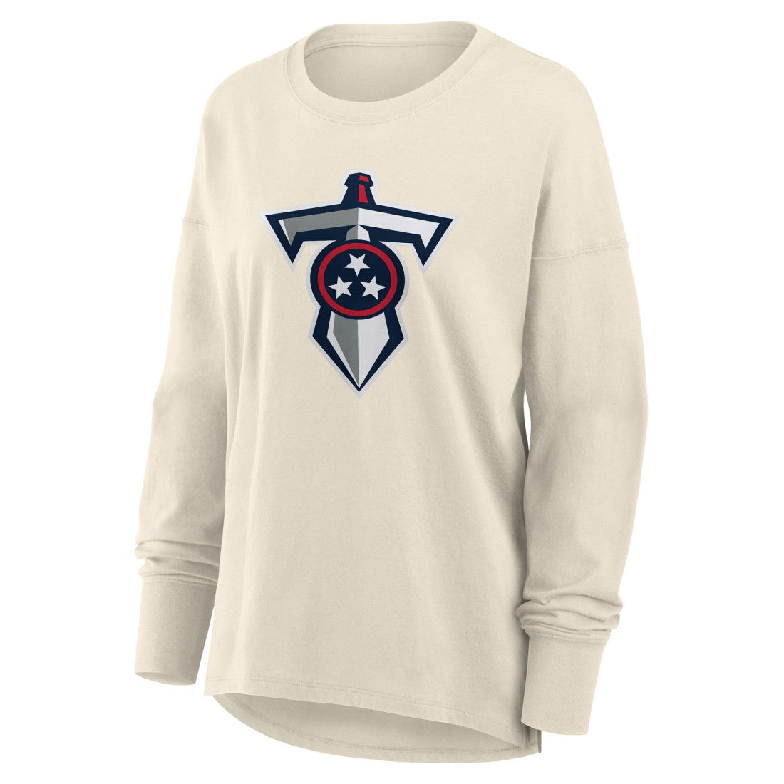 Fanatics Tennessee Titans Women's Dove Legacy Long Sleeve T-Shirt Cream