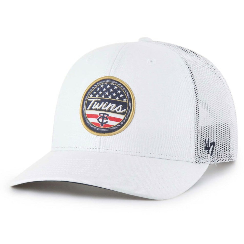 Minnesota Twins '47 Homage Adjustable Trucker Hat - White - 47 brand Online