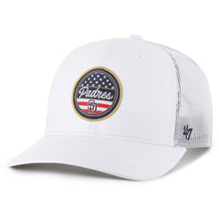 San Diego Padres '47 Homage Adjustable Trucker Hat - White - 47 brand Discount