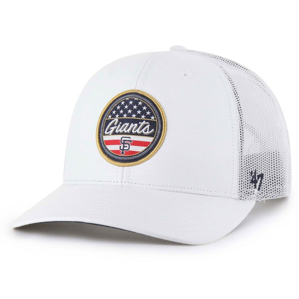 San Francisco Giants '47 Homage Adjustable Trucker Hat - White - 47 brand Online
