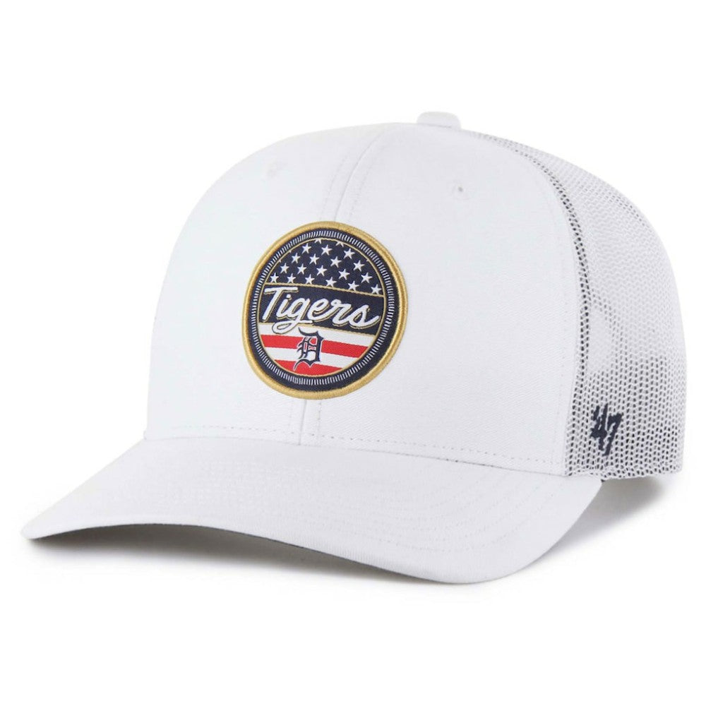 Detroit Tigers '47 Homage Adjustable Trucker Hat - White - 47 brand Online