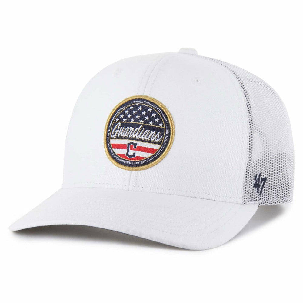 Cleveland Guardians '47 Homage Adjustable Trucker Hat - White - 47 brand Online
