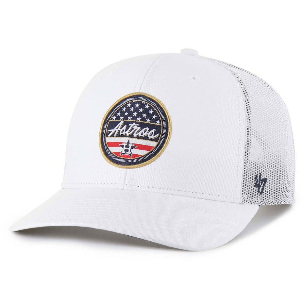 Houston Astros '47 Homage Adjustable Trucker Hat - White - 47 brand on Sale