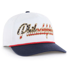 Philadelphia Phillies '47 Patriotic Overhand Hitch Adjustable Hat - White - 47 brand Discount