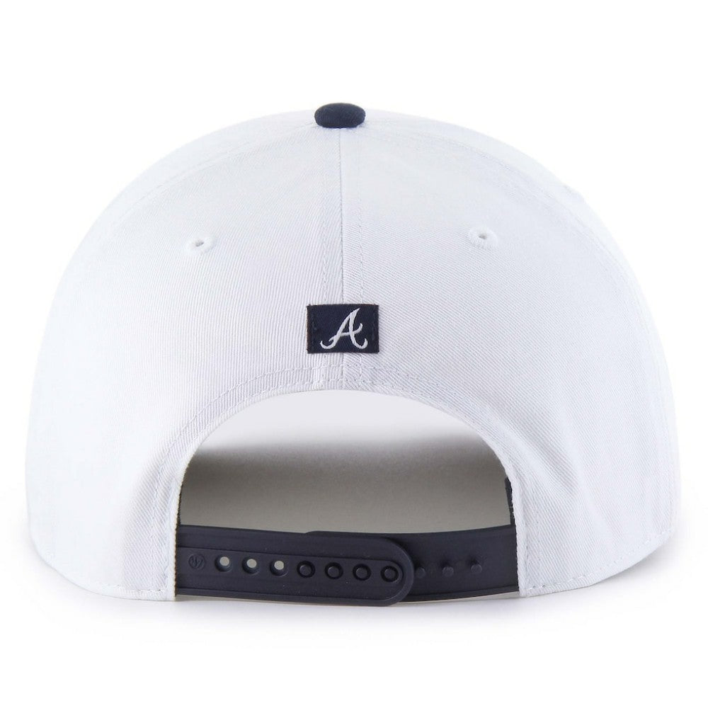 Atlanta Braves '47 Patriotic Overhand Hitch Adjustable Hat - White - 47 brand on Sale