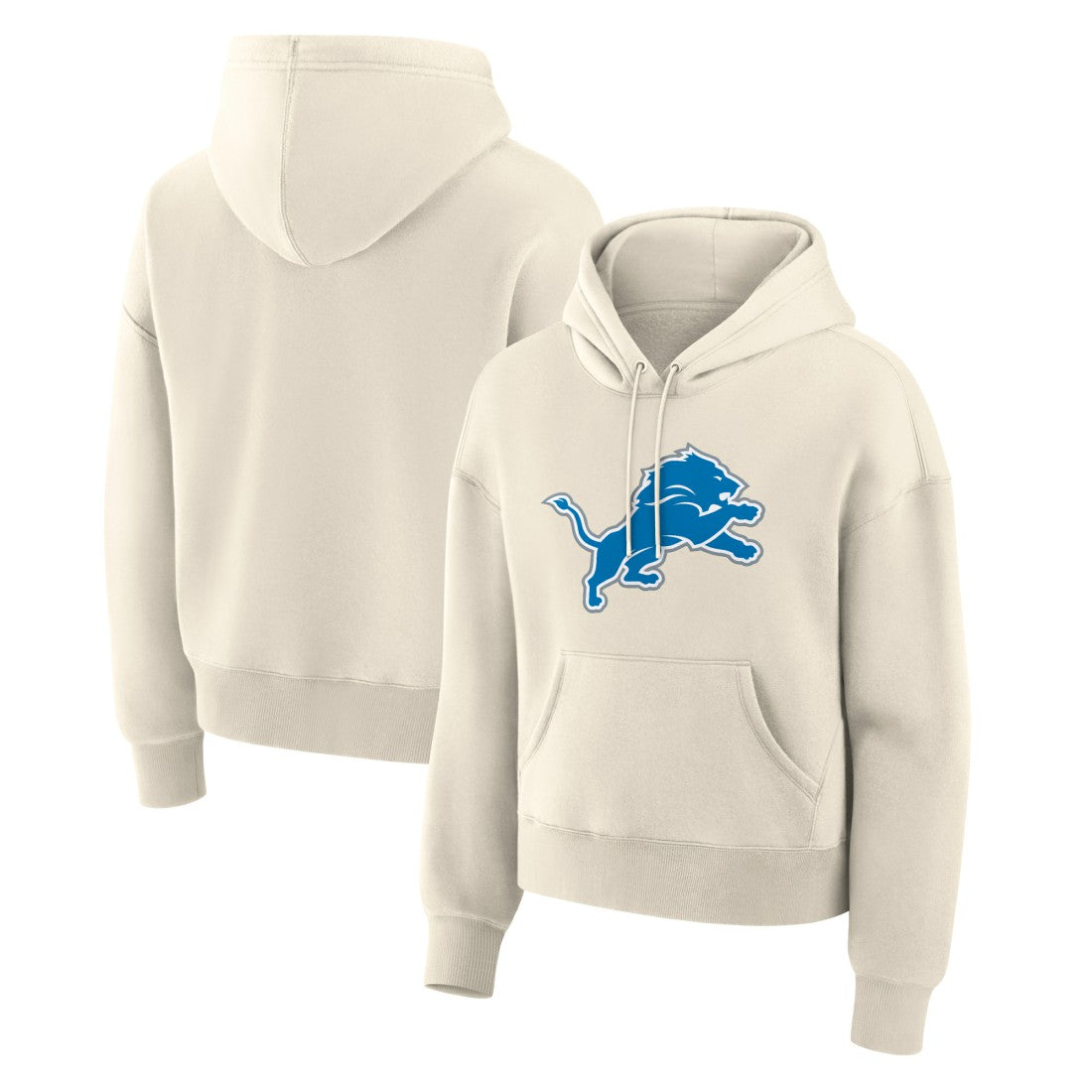 Fanatics Detroit Lions Women's Dove Legacy Pullover Hoodie Cream