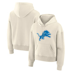 Fanatics Detroit Lions Women's Dove Legacy Pullover Hoodie Cream