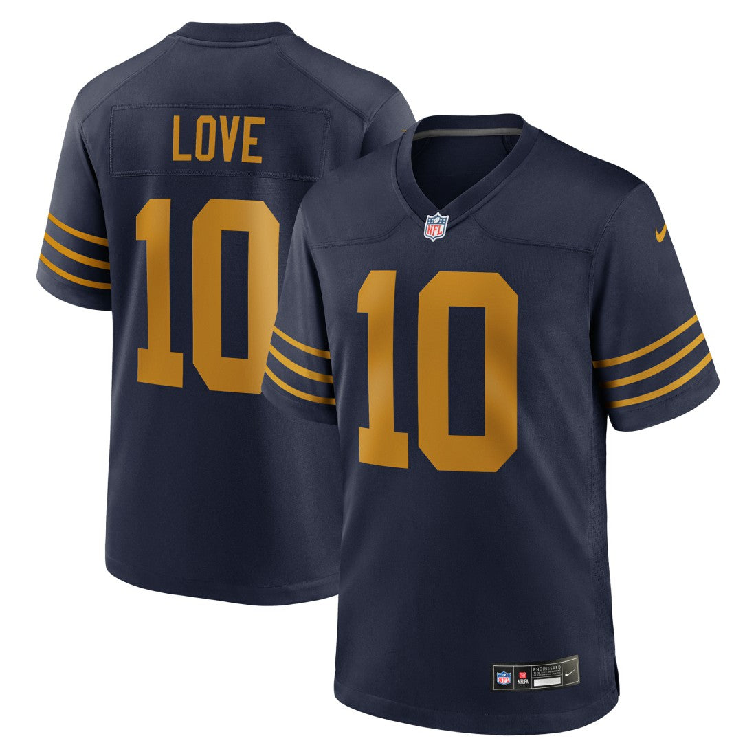 Nike Jordan Love Green Bay Packers The 1923 Classic Game Jersey Navy