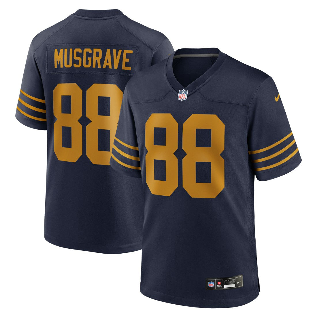 Nike Luke Musgrave Green Bay Packers The 1923 Classic Game Jersey Navy